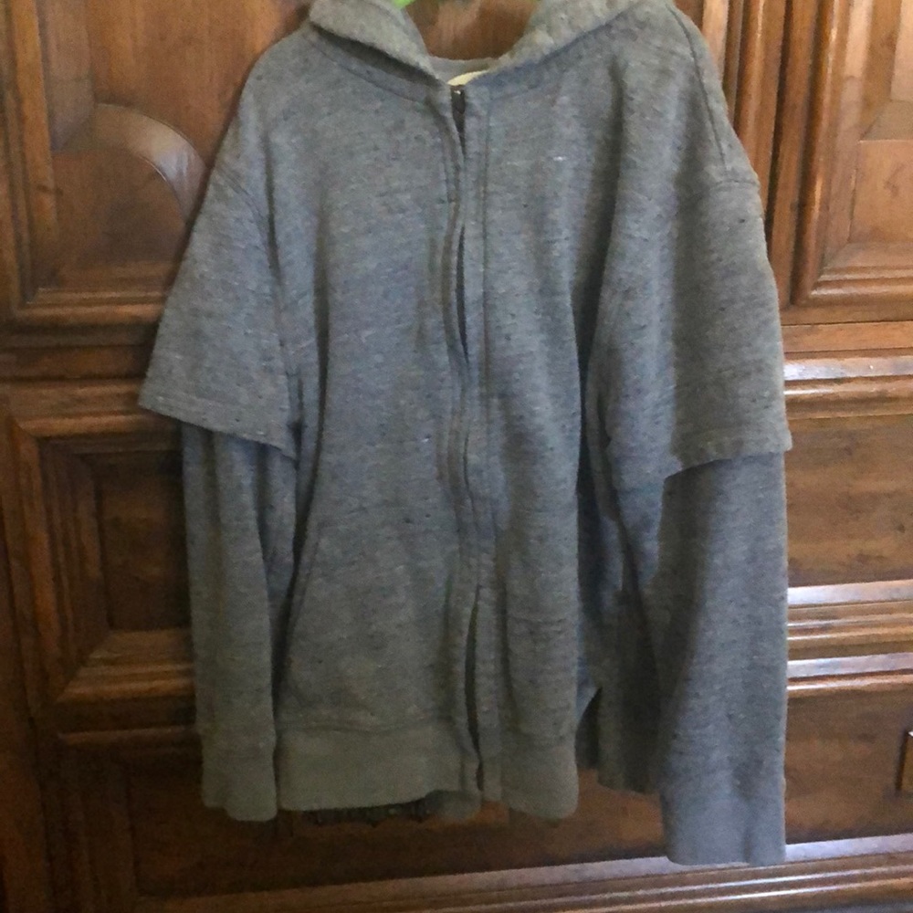 Cat and Jack lightweight gray hoodie